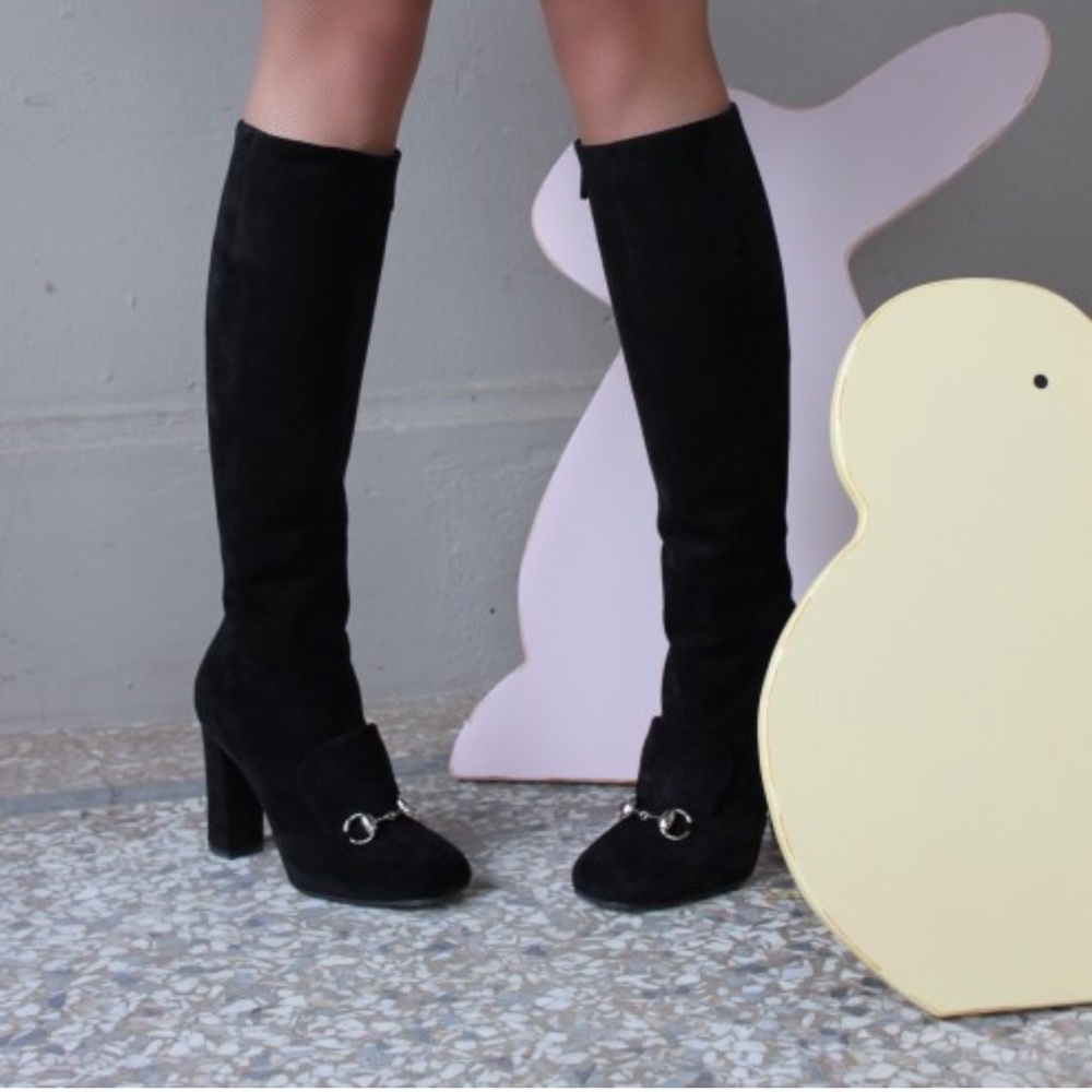 GUCCI SUEDE BOOTS